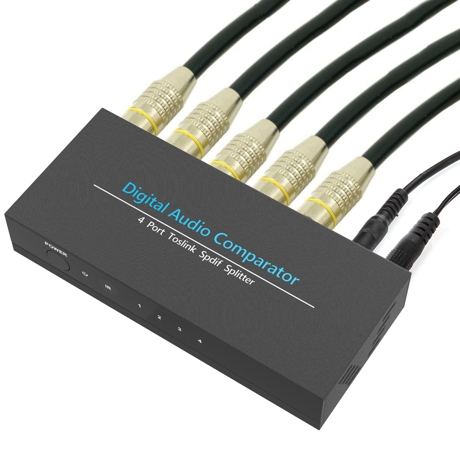fiber optic audio splitter