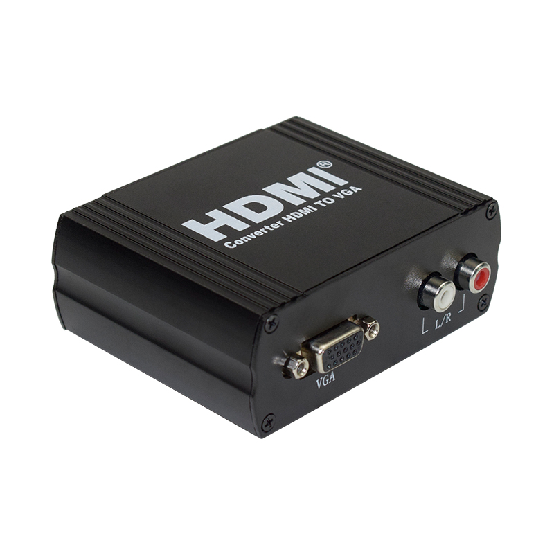 HDMI to VGA & R/L Audio Converter